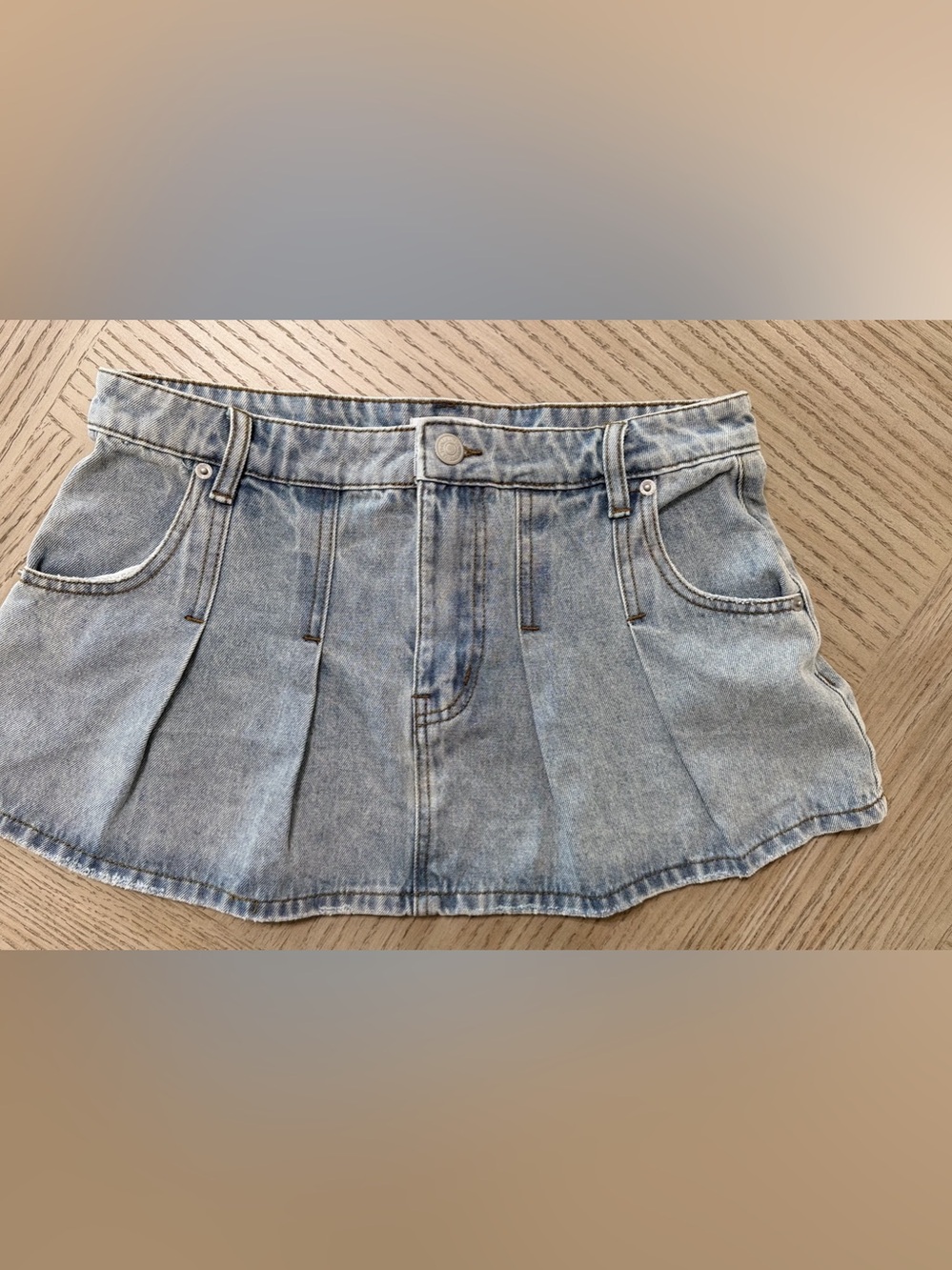 Forever 21 Denim Jean Skirt Size Medium (8)